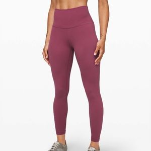lululemon 🍋 Align High-Rise Pant 25" / Plumful / Mauve / Size 8 / NEW condition